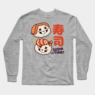 Kawaii Sushi Time Long Sleeve T-Shirt